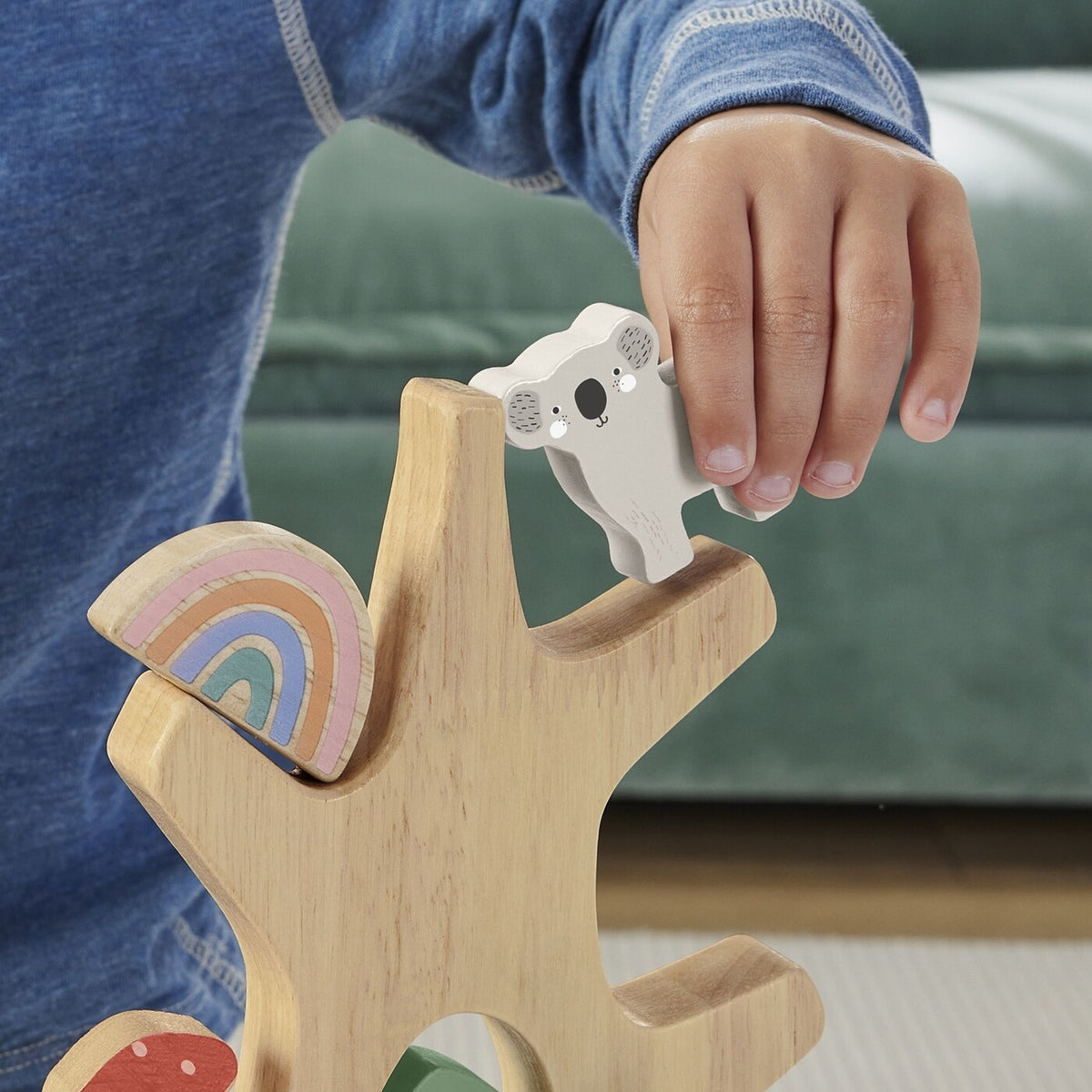 فيشر برايس لعبة تكديس شجرة التوازن مواليد تفاعلي Fisher-Price