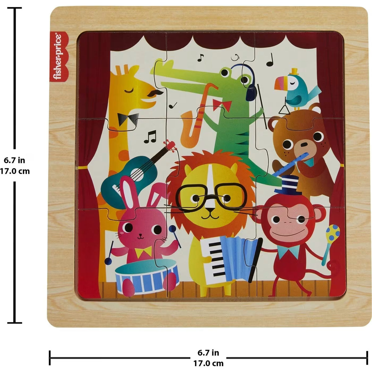 فيشر برايس بزل الغابه 9 قطع العاب البزل Fisher-Price