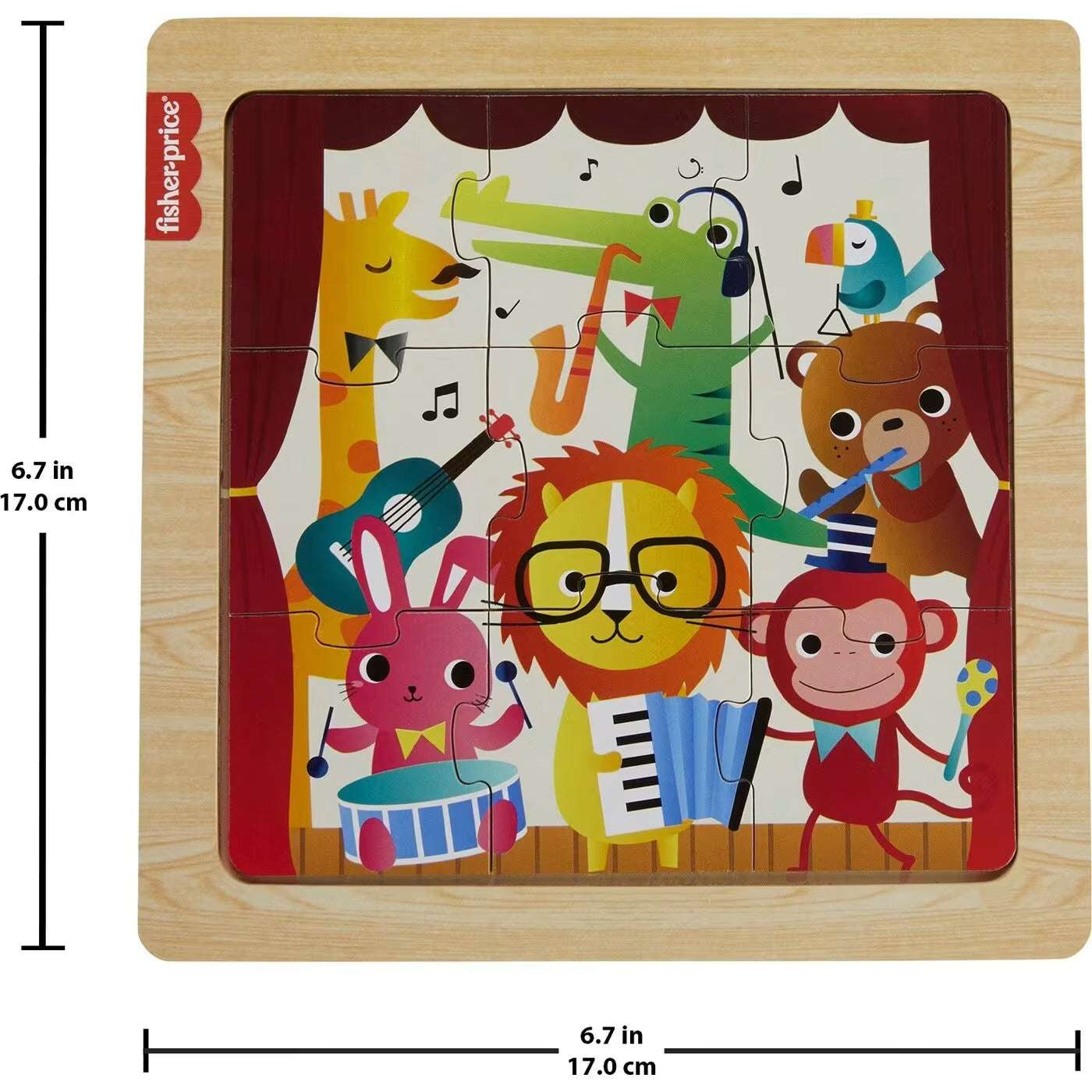 فيشر برايس بزل الغابه 9 قطع العاب البزل Fisher-Price