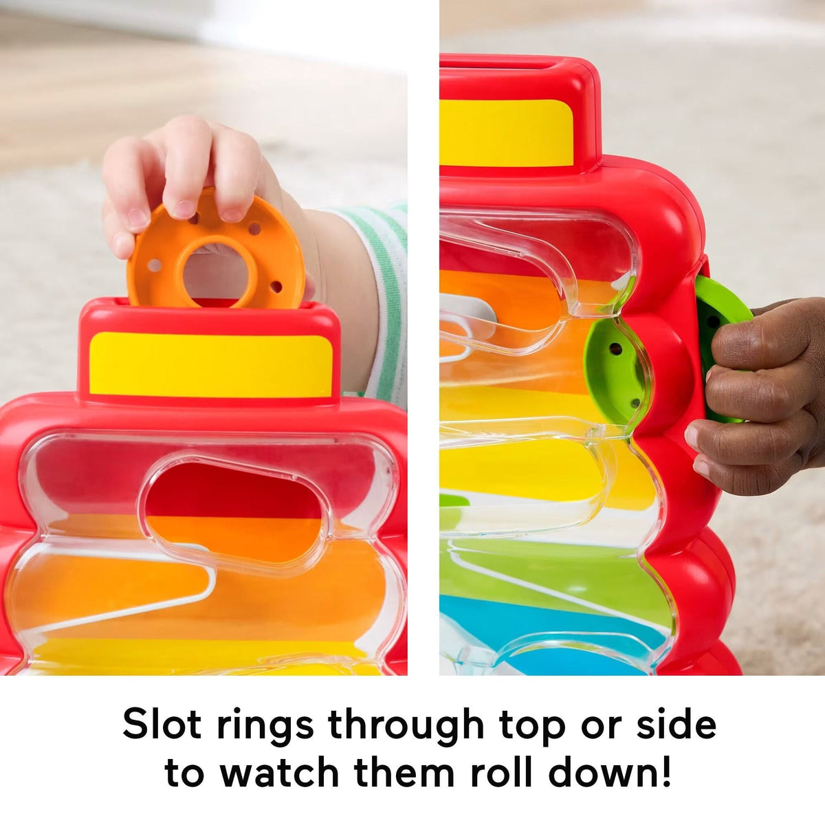 فيشر برايس لعبة سقوط الحلقات التعليمية للأطفال العاب تعليمية Fisher-Price