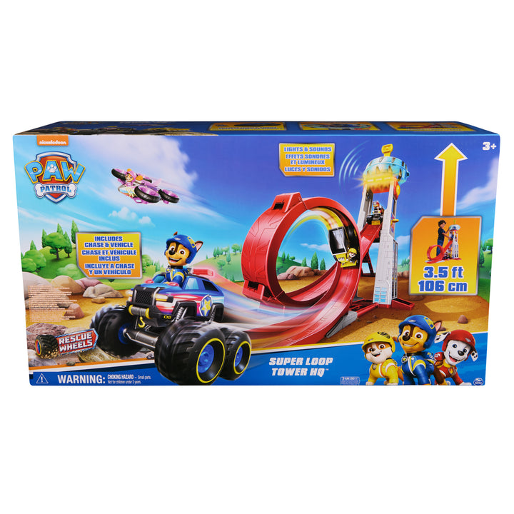 باو باترول برج المقر الرئيسي لمركبات الإنقاذ مع مسار مركبات مع مسار Paw Patrol