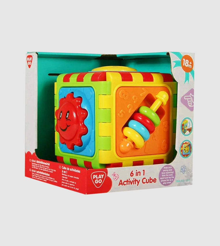 بلاي جو مكعب تعليمي 6 جوانب مواليد تفاعلي Playgo