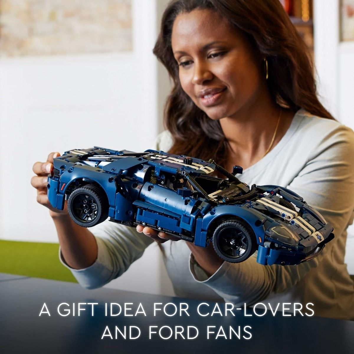ليجو مكعبات بناء سيارة فورد جي تي مكعبات التركيب LEGO