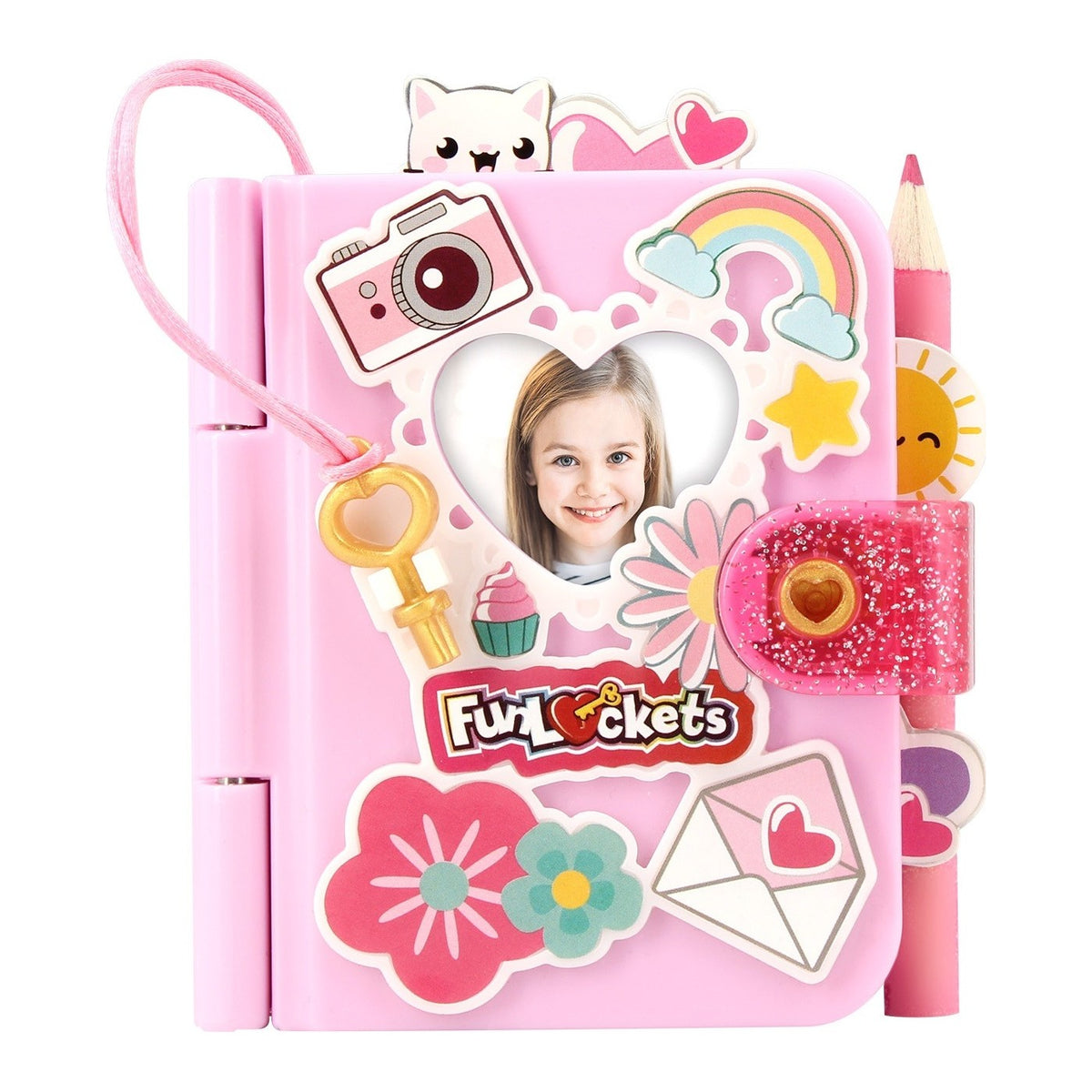 فان لوكيتس مذكراتي السرية الصغيرة رسم و تلوين FUNLOCKETS