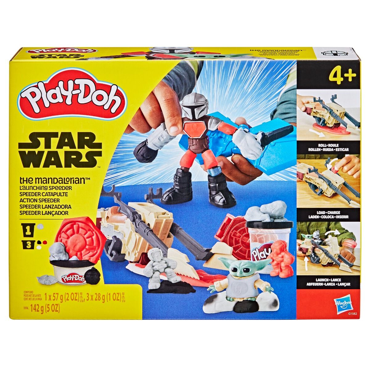 بلاي دوه صلصال ستار وورز ومركبة الإطلاق الصلصال والمعجون Play-Doh