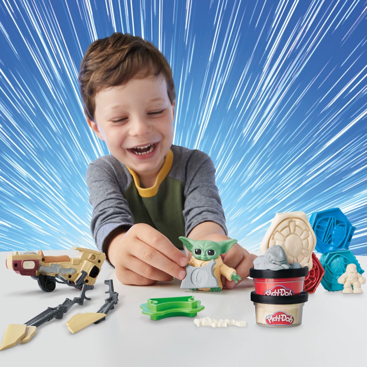 بلاي دوه صلصال ستار وورز ومركبة الإطلاق الصلصال والمعجون Play-Doh