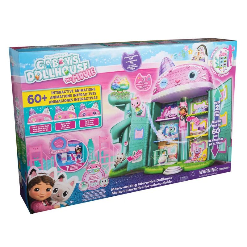 غابي دول هاوس الفيلم بيت الدمى ديلوكس 60 تفاعل بيوت الدمى Gabby Dollhouse