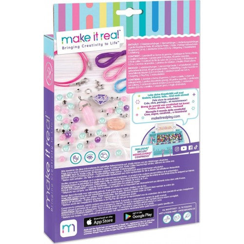 ميك ات ريل مجوهرات الا حجار الكريمه 61 قطعه الخرز والاكسسوارات Make it Real