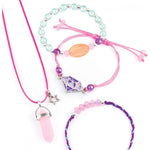 ميك ات ريل مجوهرات الا حجار الكريمه 61 قطعه الخرز والاكسسوارات Make it Real