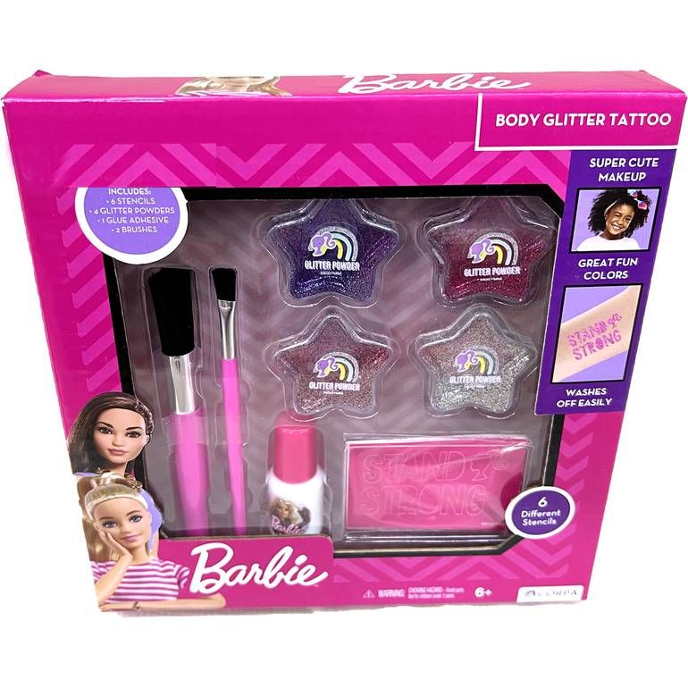 باربي بودي جليتر تاتو المكياج والتجميل Barbie