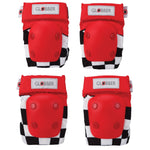 غلوبر واقيات الكوع والركبة أحمر اكسسوارات الدراجة GLOBBER