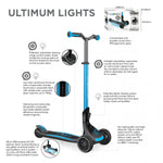 غلوبر سكوتر ألتيموم 3 عجلات رمادي سكوتر 3 عجلات GLOBBER