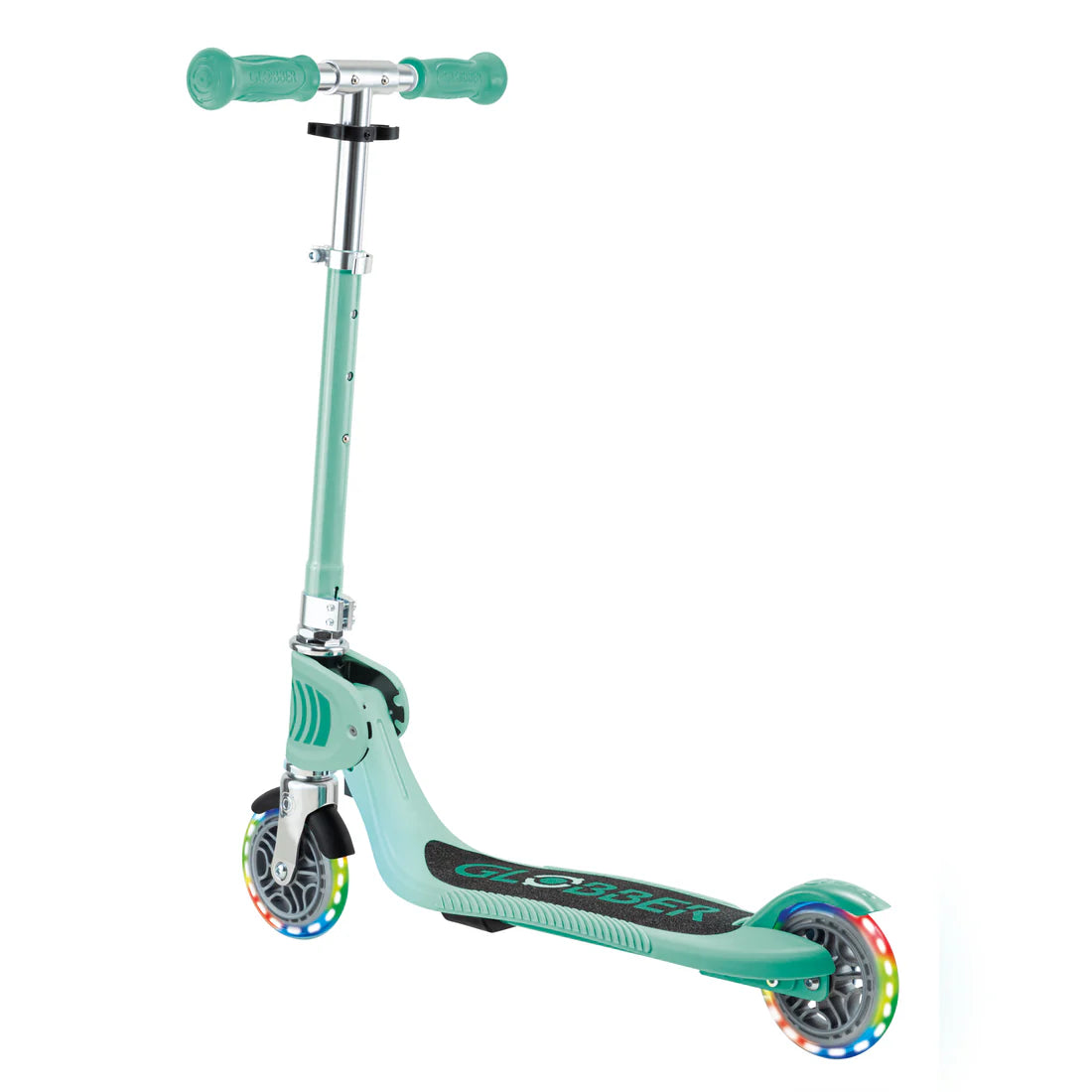 غلوبر سكوتر اي ذو العجلات الكبيرة رمادي مع أسود سكوتر عجلتين GLOBBER