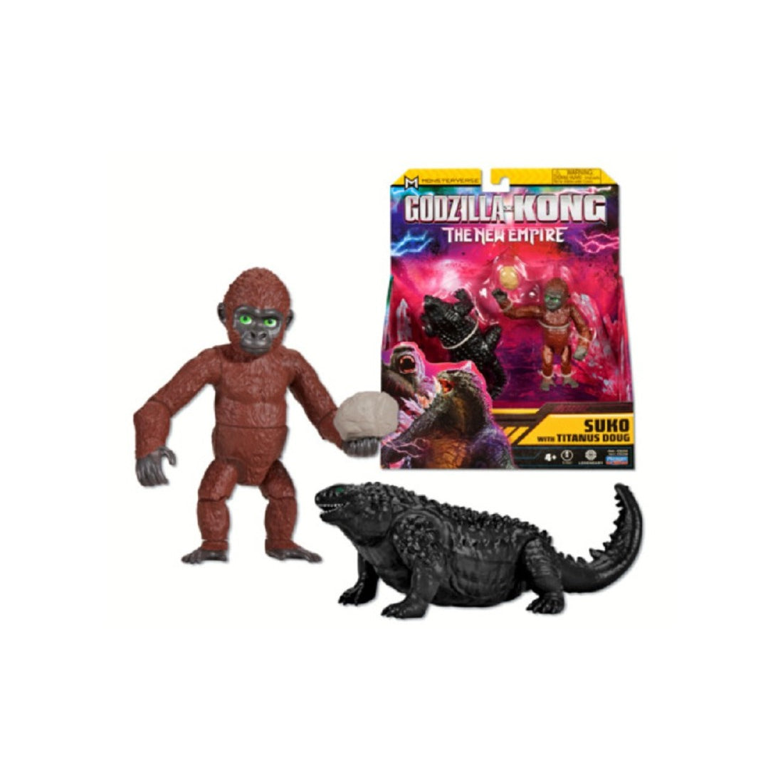 غودزيلا ضد كونج مجسم سوكو مع تايتانوس دوج مجسمات الحيوانات Godzilla X Kong