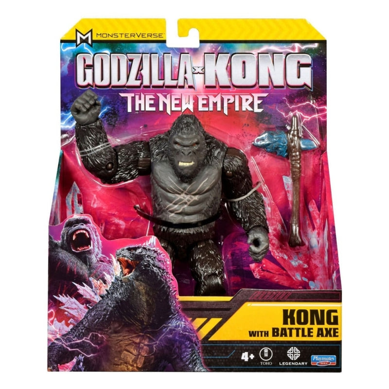 غودزيلا ضد كونج مجسم كينج كونج مع فأس 15 سم مجسمات الحيوانات Godzilla X Kong