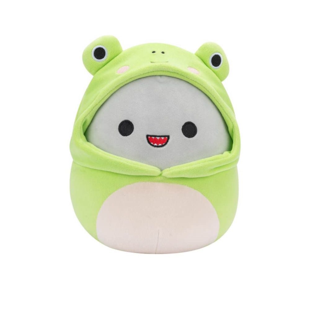 سكويشمالوز دمية القرش بزي الضفدع القطنية 30 سم الالعاب القطنية Squishmallows