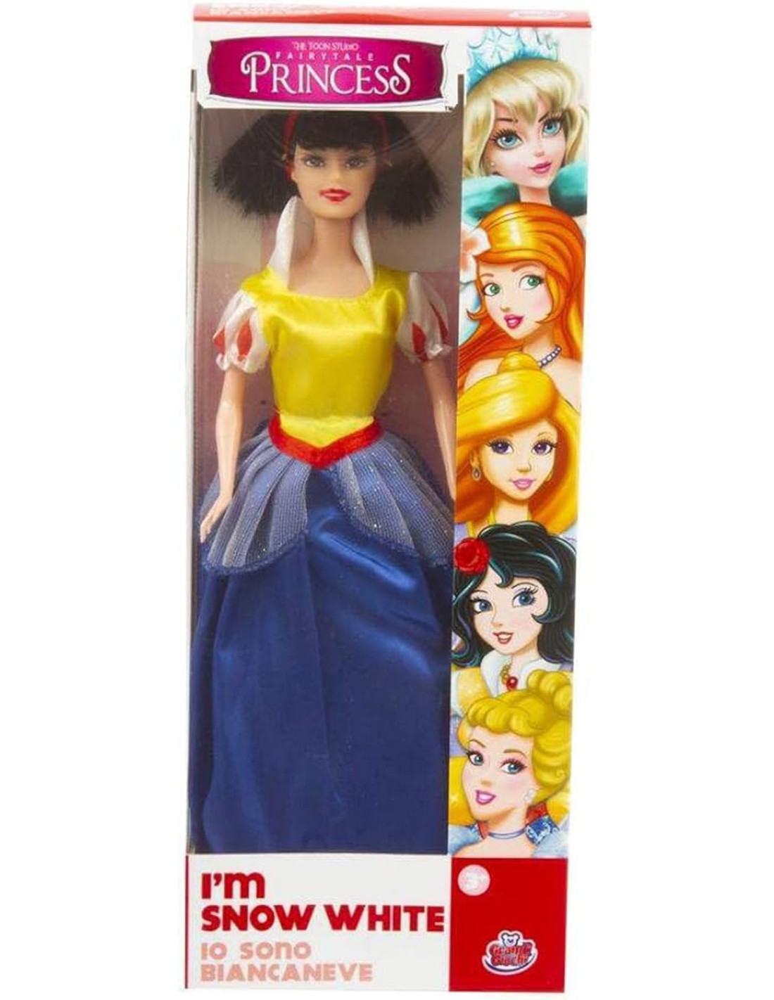 غراندي جيوتشي دمية الأميرة سنو وايت 38 سم دمى الشخصيات Grandi Giochi
