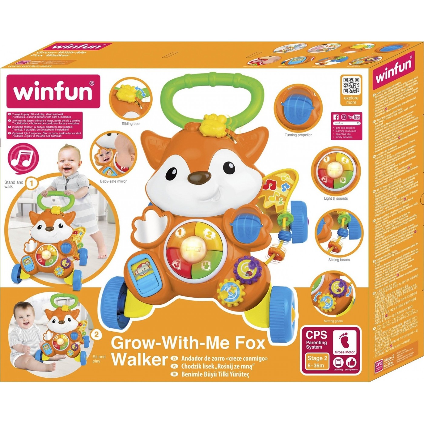 وين فن لعبة تعليم مشي الثعلب تعليم المشي WinFun