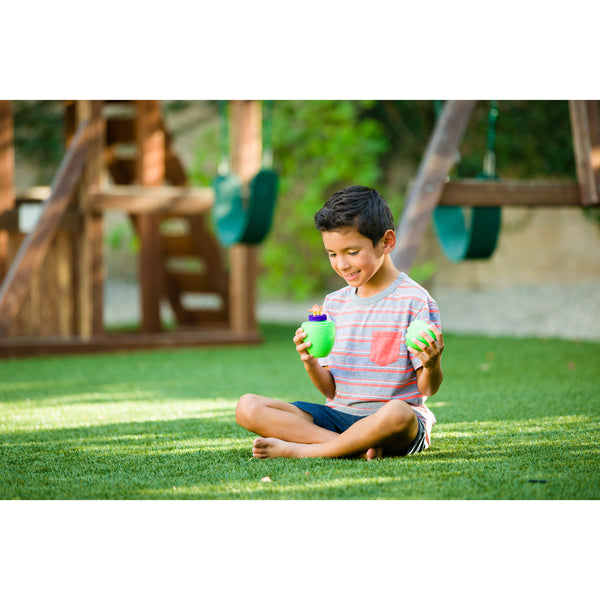 جازيلون لعبة فقاعات الصابون بتصميم بيضة فقاعات الماء والصابون Gazillion