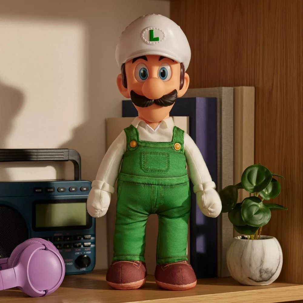 سوبر ماريو جالاكسي دمية لويجي العملاقة الالعاب القطنية Super Mario