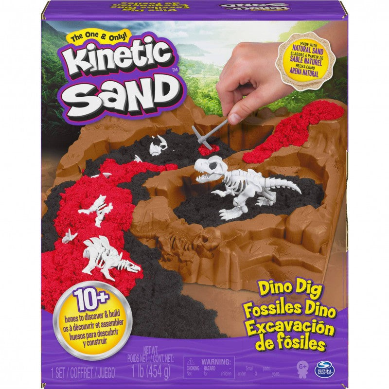 كينتيك ساند اكتشاف حفريات الديناصور تشكيل الرمل Kinetic SAND