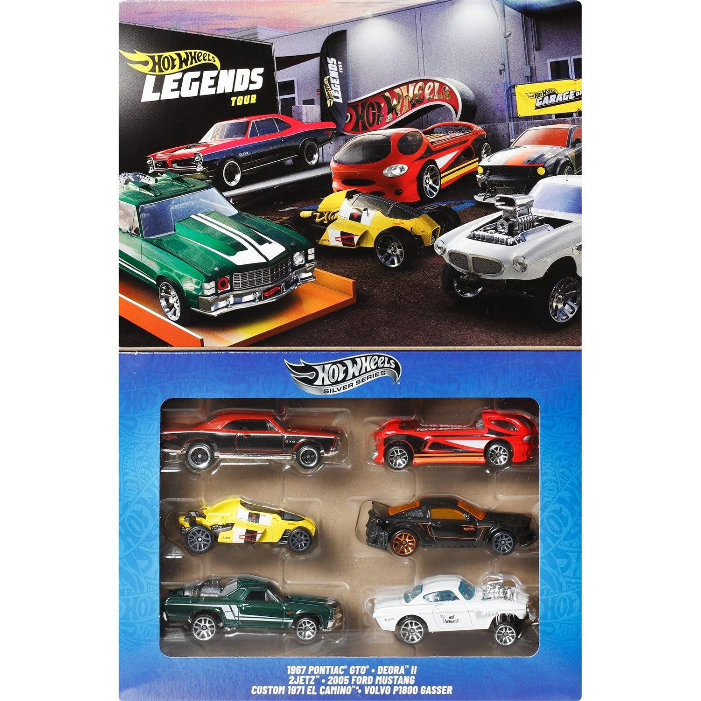 هوت ويلز 6 سيارات من سلسلة الأساطير سيارات داي كاست HotWheels
