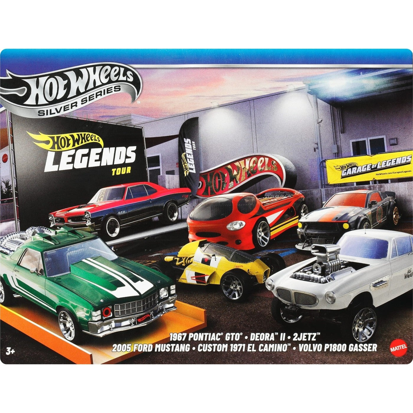 هوت ويلز 6 سيارات من سلسلة الأساطير سيارات داي كاست HotWheels