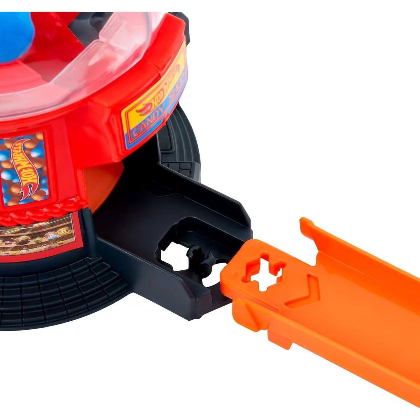 هوت ويلز متجر حلويات وسط المدينة مركبات مع مسار HotWheels