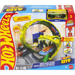هوت ويلز محطة وقود الأفعى مركبات مع مسار HotWheels