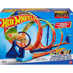 هوت ويلز مسارات ثلاثية الحلقات مع سيارة مركبات مع مسار HotWheels