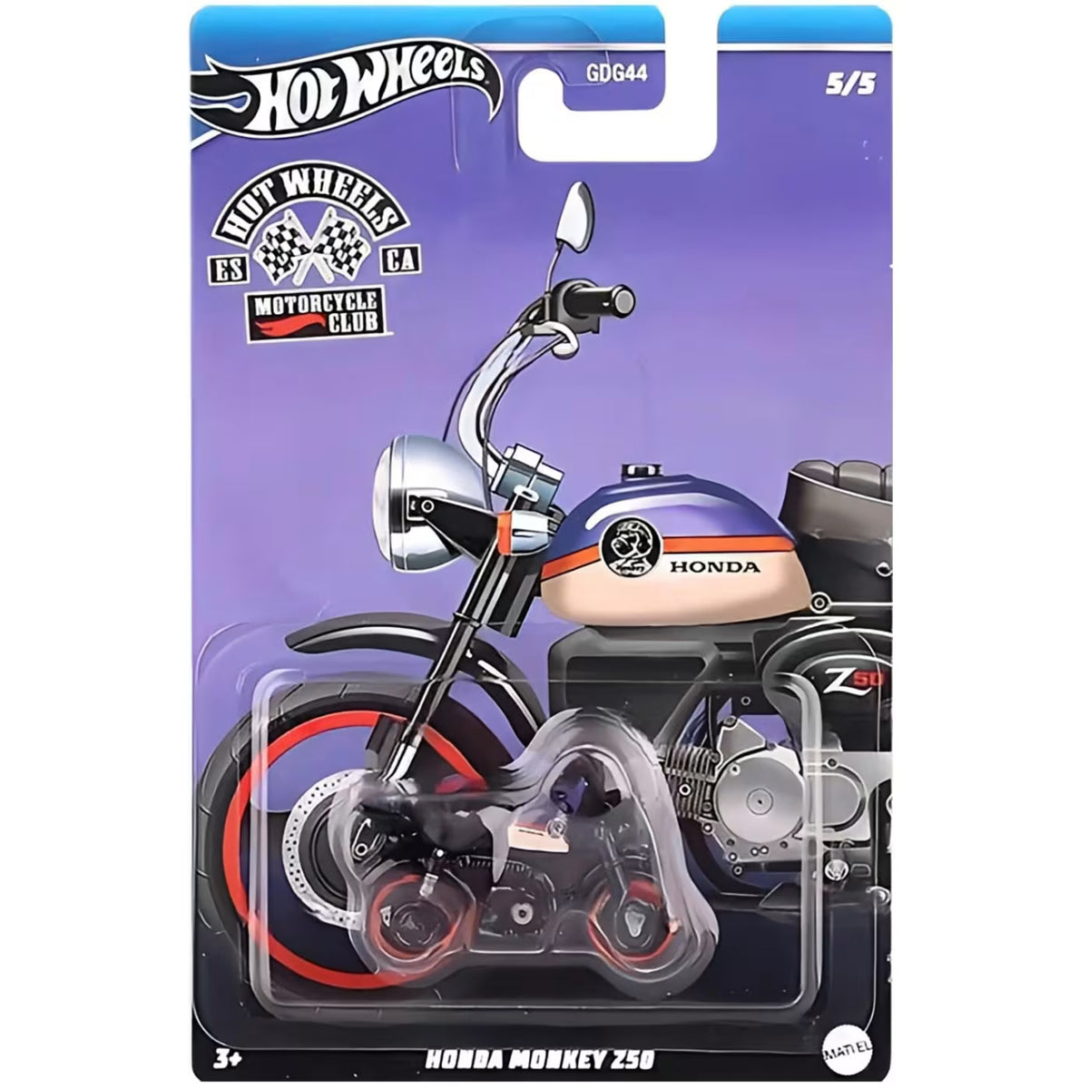 هوت ويلز دراجه هوندا مونكي النارية سيارات داي كاست HotWheels