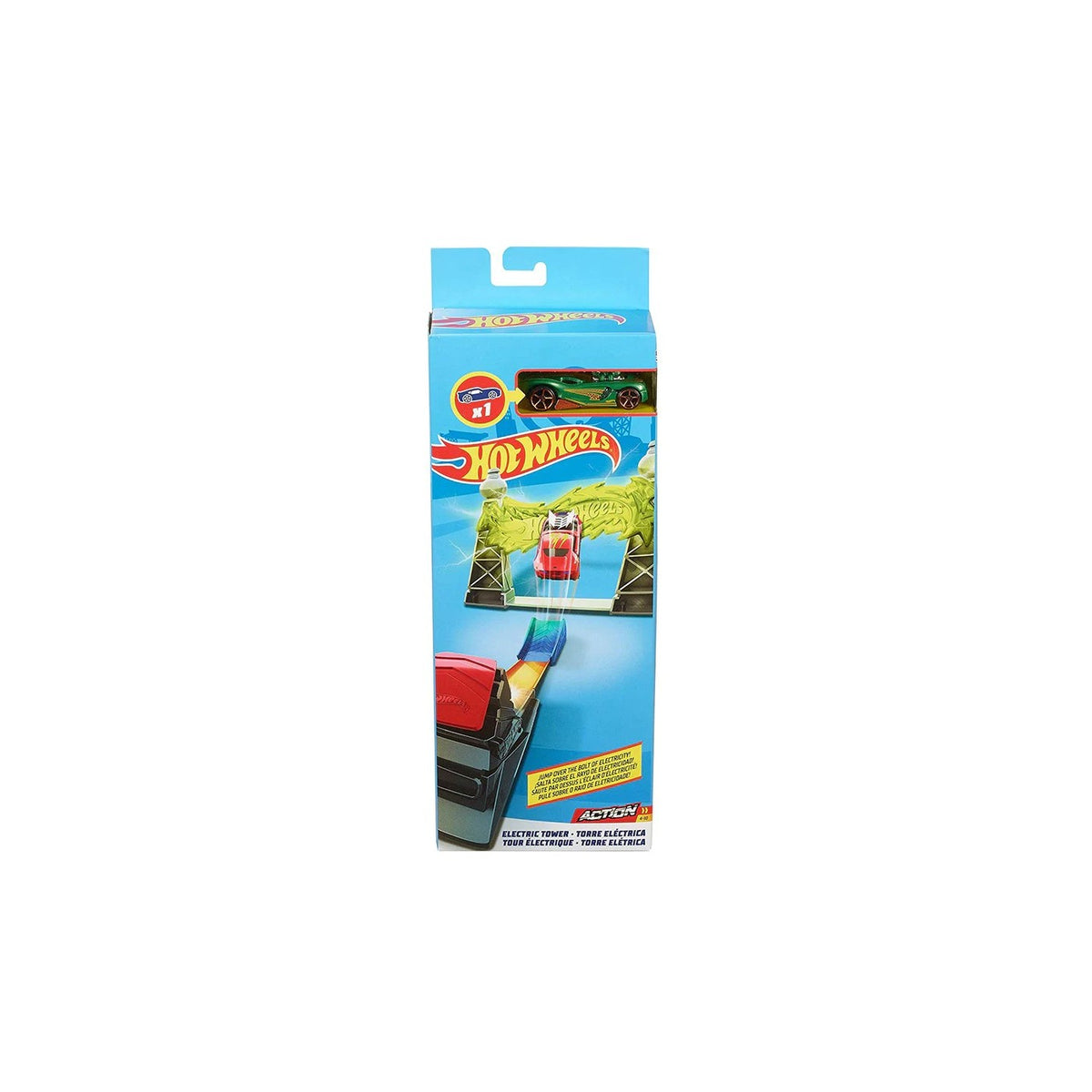هوت ويلز مضمار كلاسيكي للحركات البهلوانية مركبات مع مسار HotWheels
