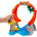 هوت ويلز مسار كورك سكريو شارك سماش" مركبات مع مسار HotWheels