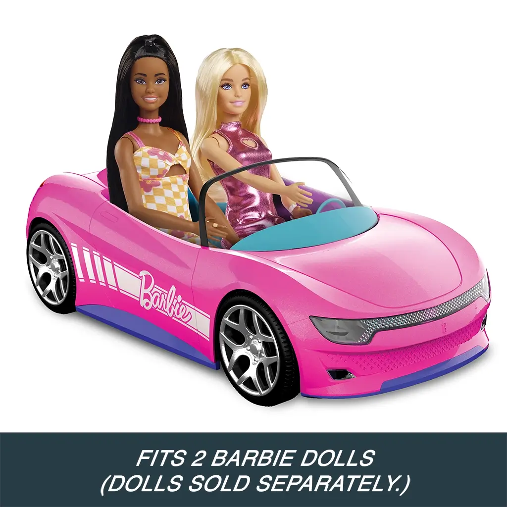 باربي سيارة وردية تعمل بالتحكم عن بعد السيارات ريموت كنترول Barbie