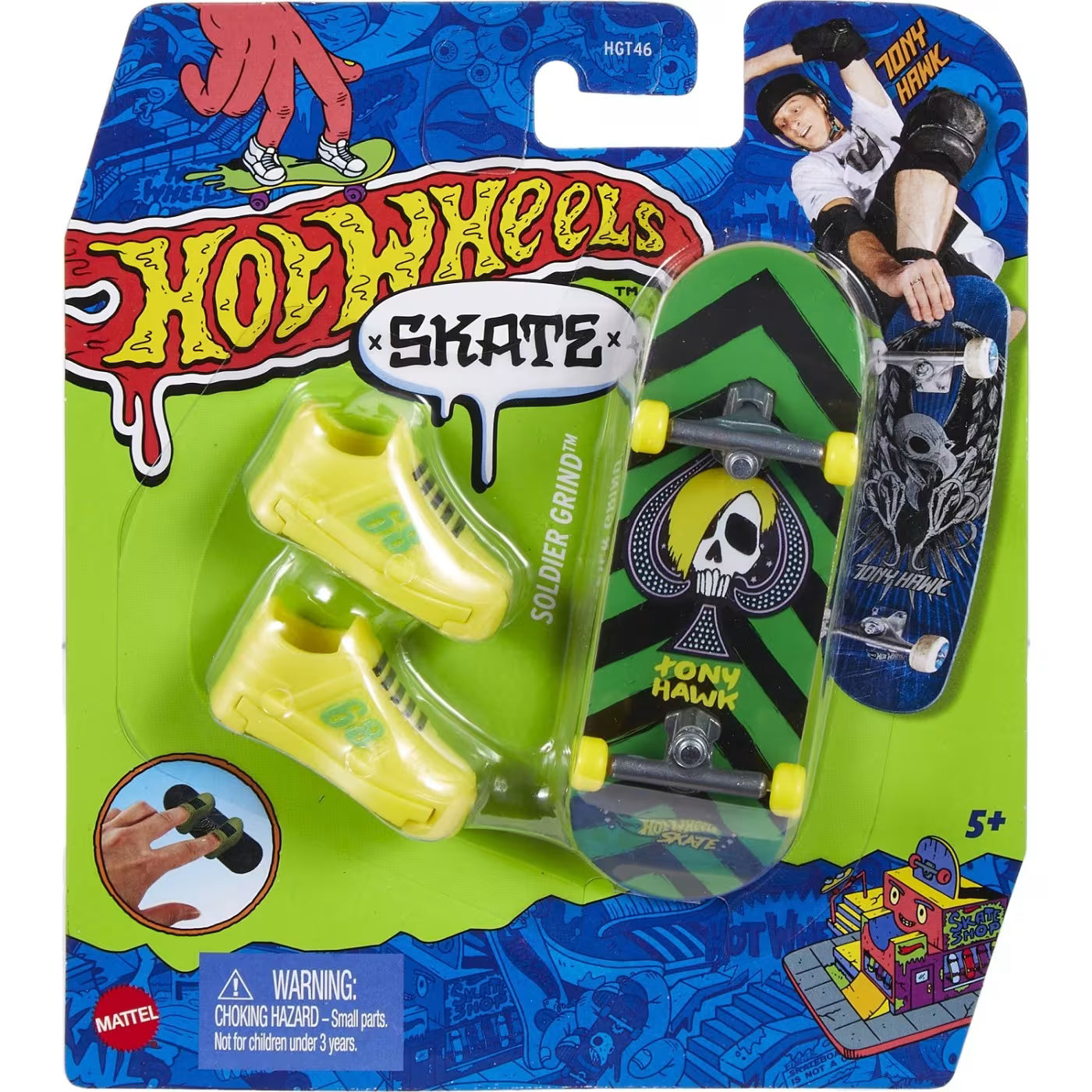 هوت ويلز لوح تزلج سولجر غرايند مركبات الأطفال HotWheels