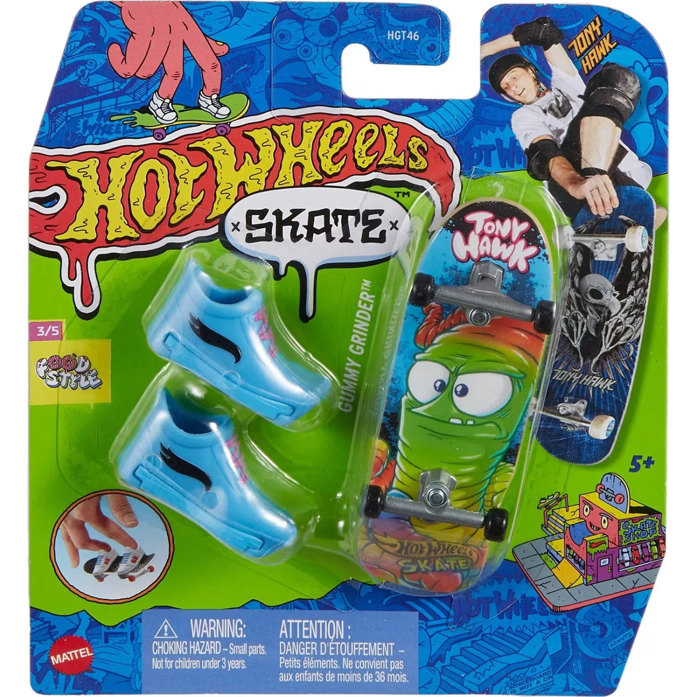 هوت ويلز لوح تزلج غامي غريندر مركبات الأطفال HotWheels