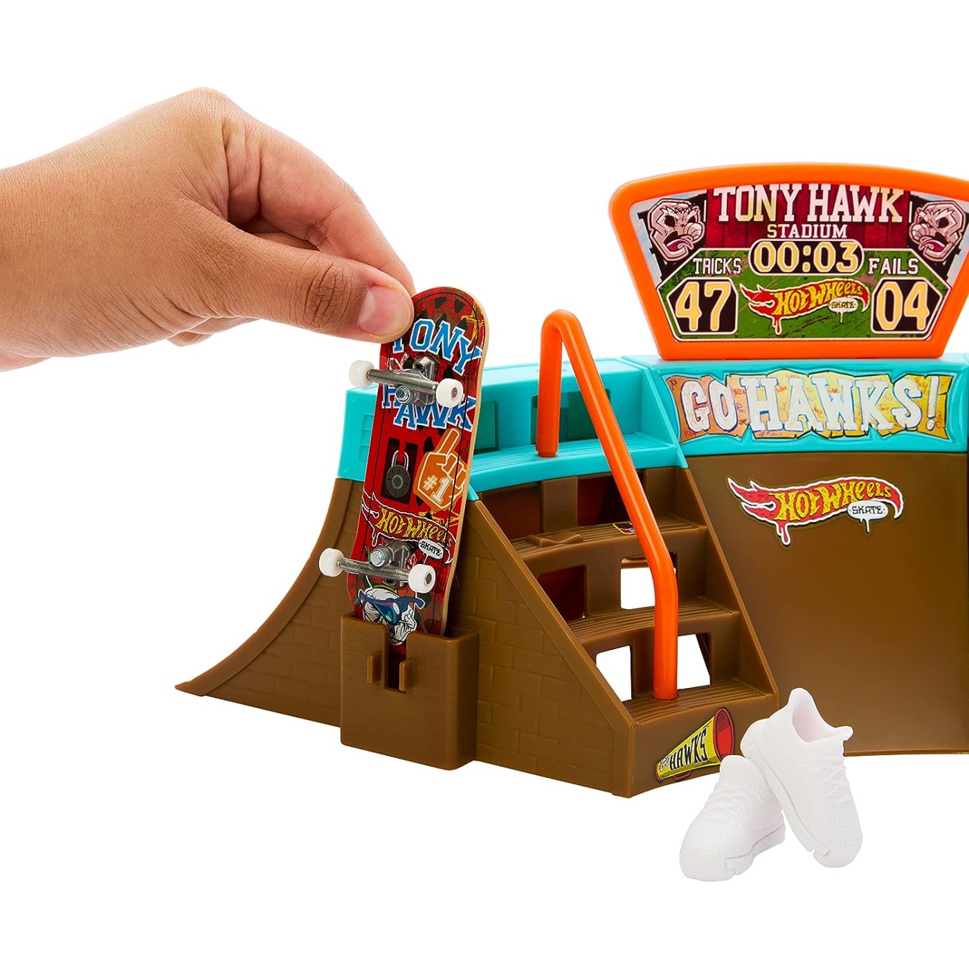 هوت ويلز لعب ملعب التزلج مركبات مع مسار HotWheels