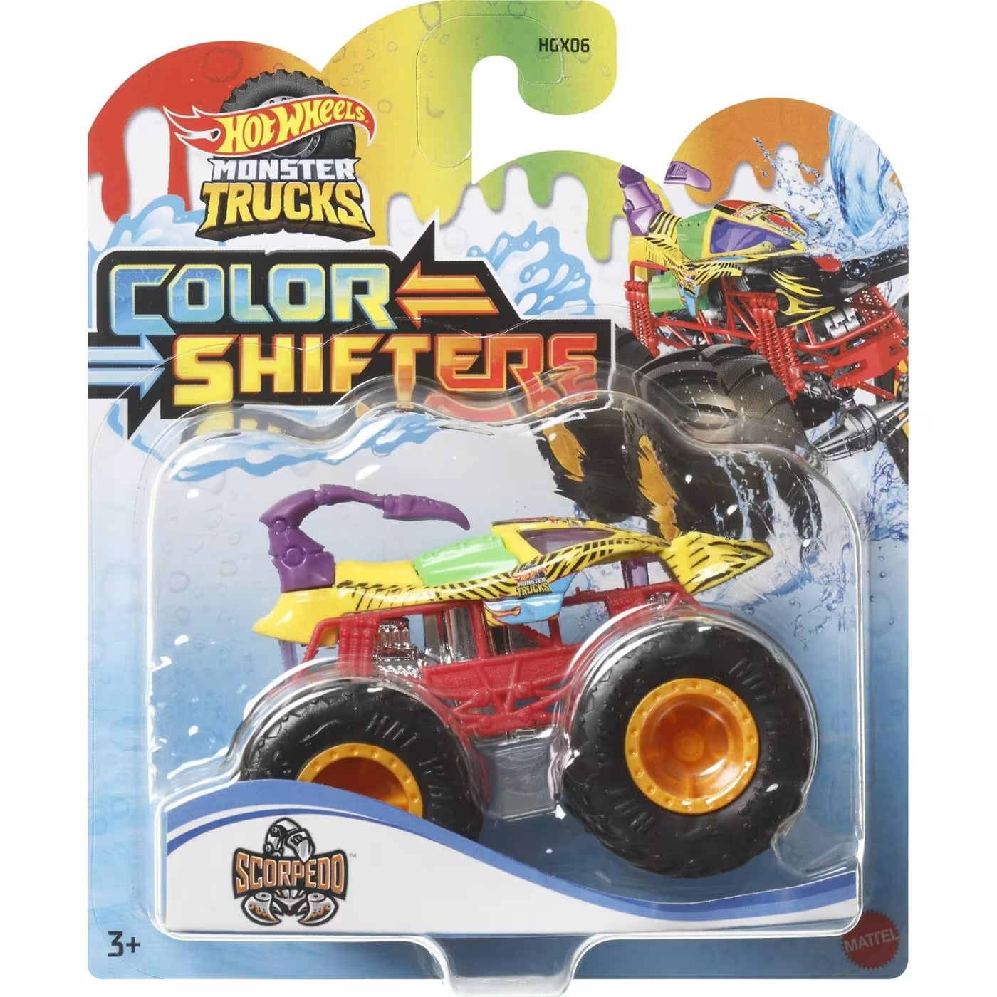 هوت ويلز شاحنة الوحوش سكوربيدو مركبات الأطفال HotWheels