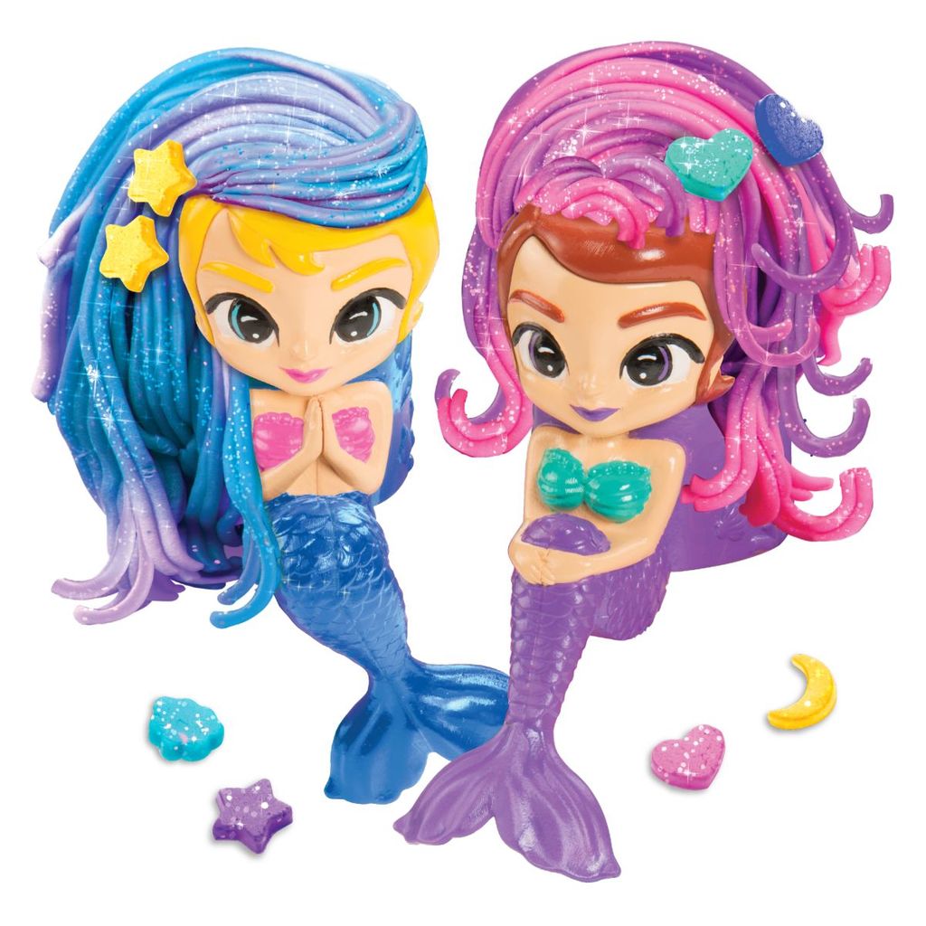 كريز ارت صلصال صالون تصفيف حورية البحر اللامع الصلصال والمعجون Craz-Art