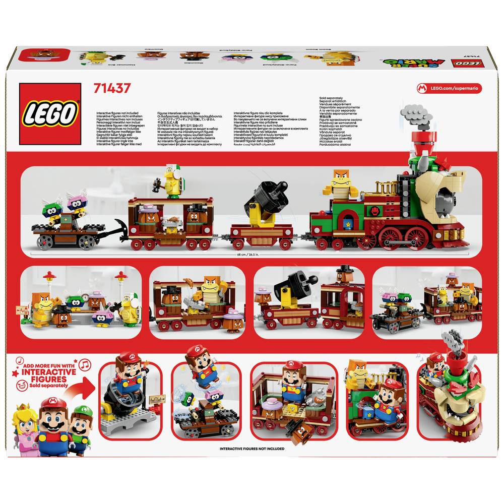 ليجو سوبر ماريو ألعاب قطار باوزر إكسبريس مكعبات التركيب LEGO