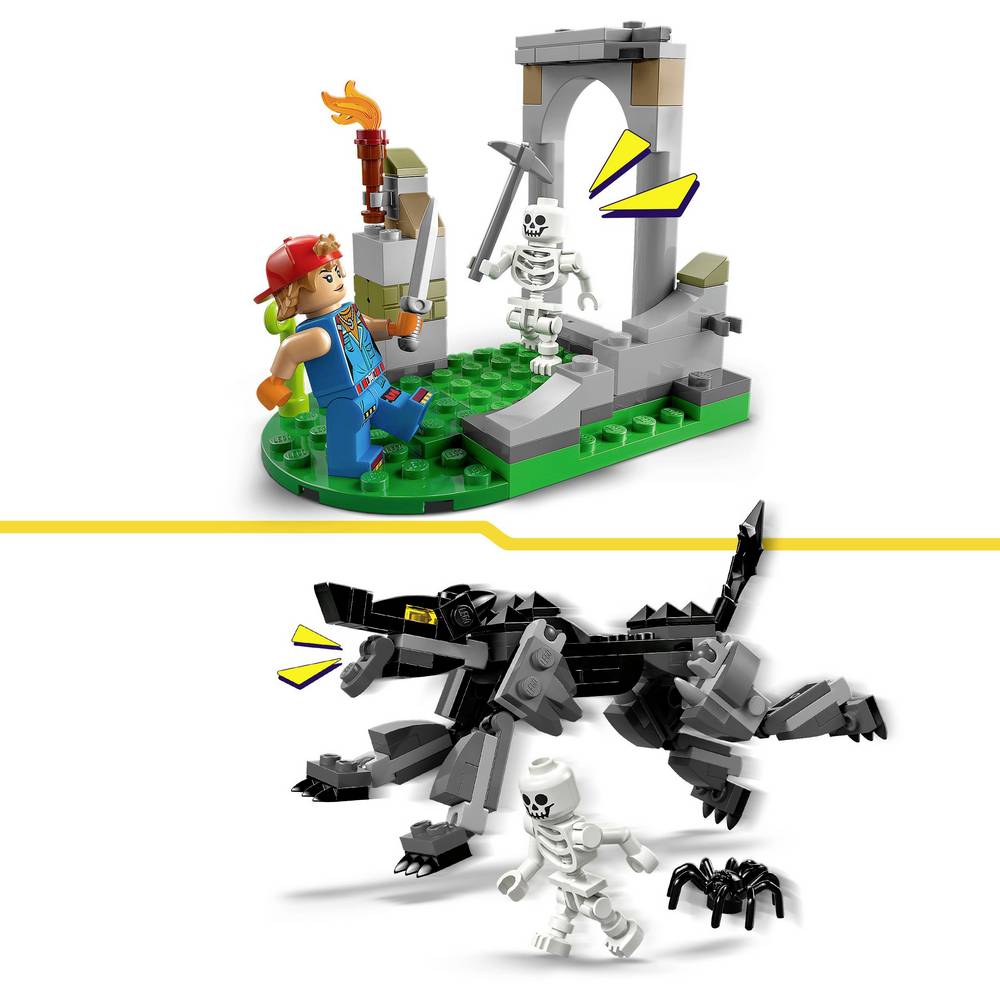ليجو 77075 فورت نايت مخيّم بيلي وشمعة الإشعال مكعبات التركيب LEGO