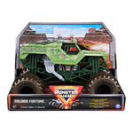 مونستر جام مجسم شاحنة بتصميم عسكري مقياس 1:24 سيارات داي كاست Monster Jam