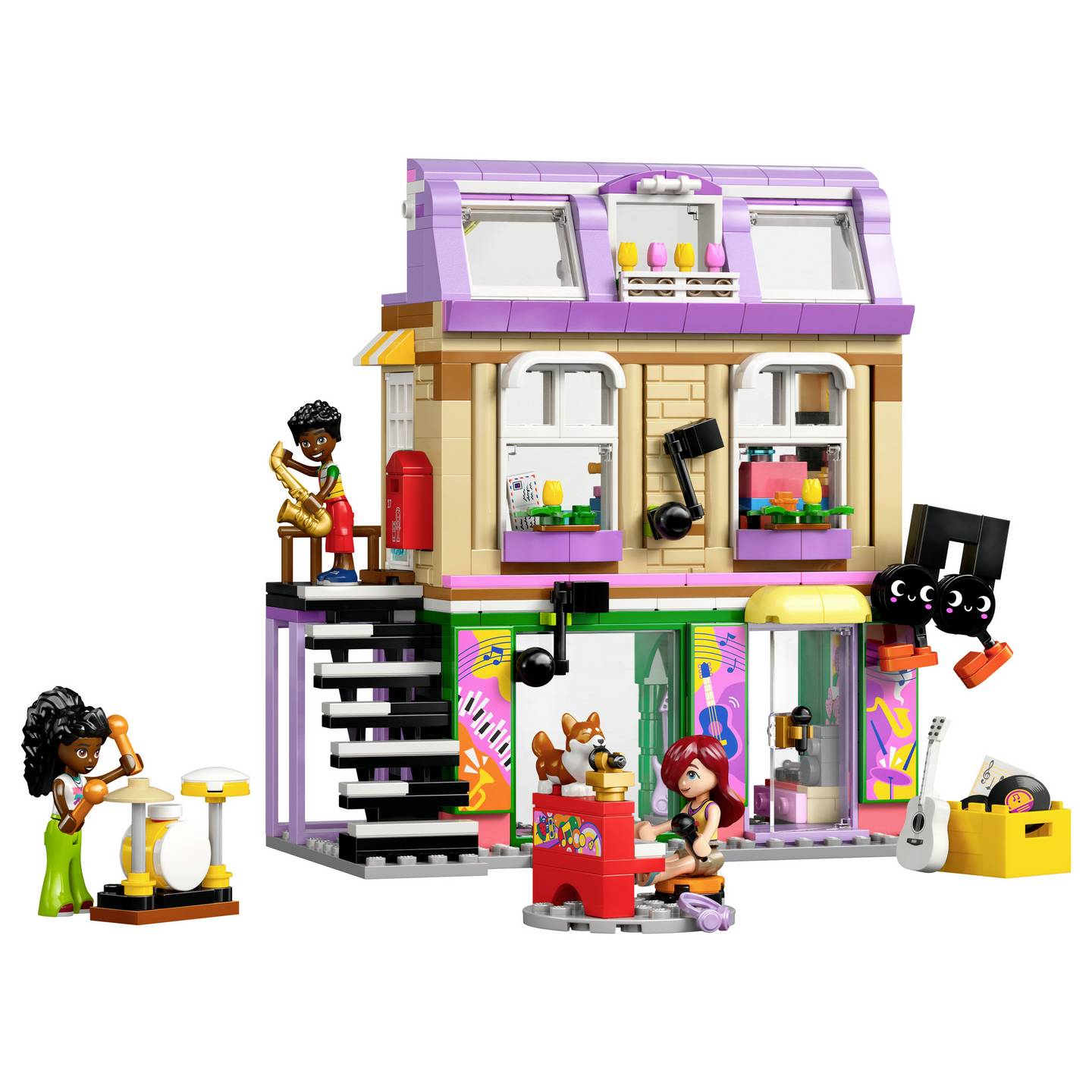 ليجو 42653 فريندز متجر موسيقى وشقة مكعبات التركيب LEGO