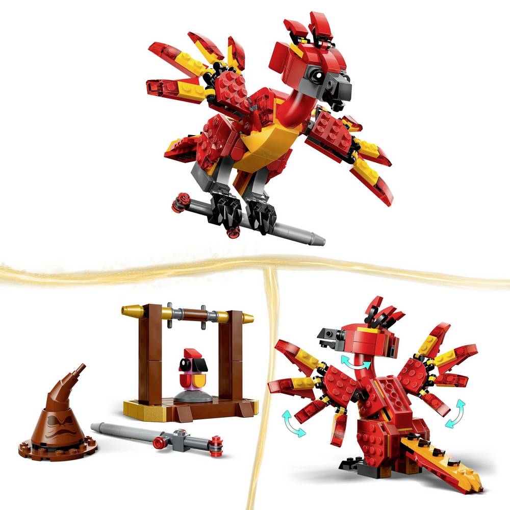 ليجو 76448 هاري بوتر فوكس عنقاء دامبلدور مكعبات التركيب LEGO