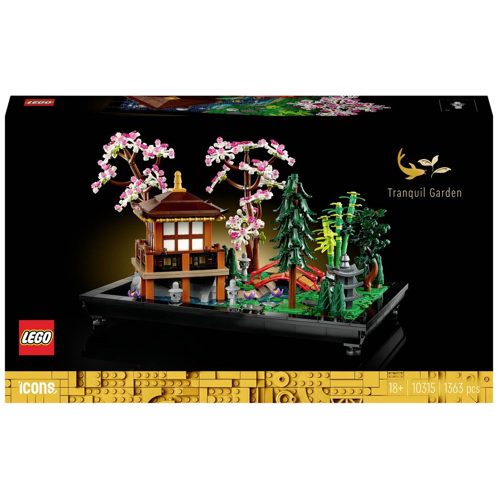 ليجو مكعبات بناء الحديقة الهادئة مكعبات التركيب LEGO