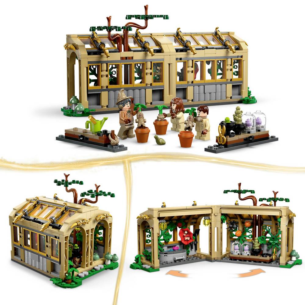 ليجو 76445 هاري بوتر قلعة هوجورتس علم الأعشاب مكعبات التركيب LEGO