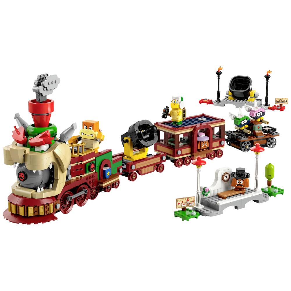 ليجو سوبر ماريو ألعاب قطار باوزر إكسبريس مكعبات التركيب LEGO
