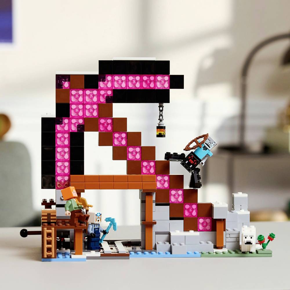 ليجو 21277 ماين كرافت لعبة منجم المعول مكعبات التركيب LEGO