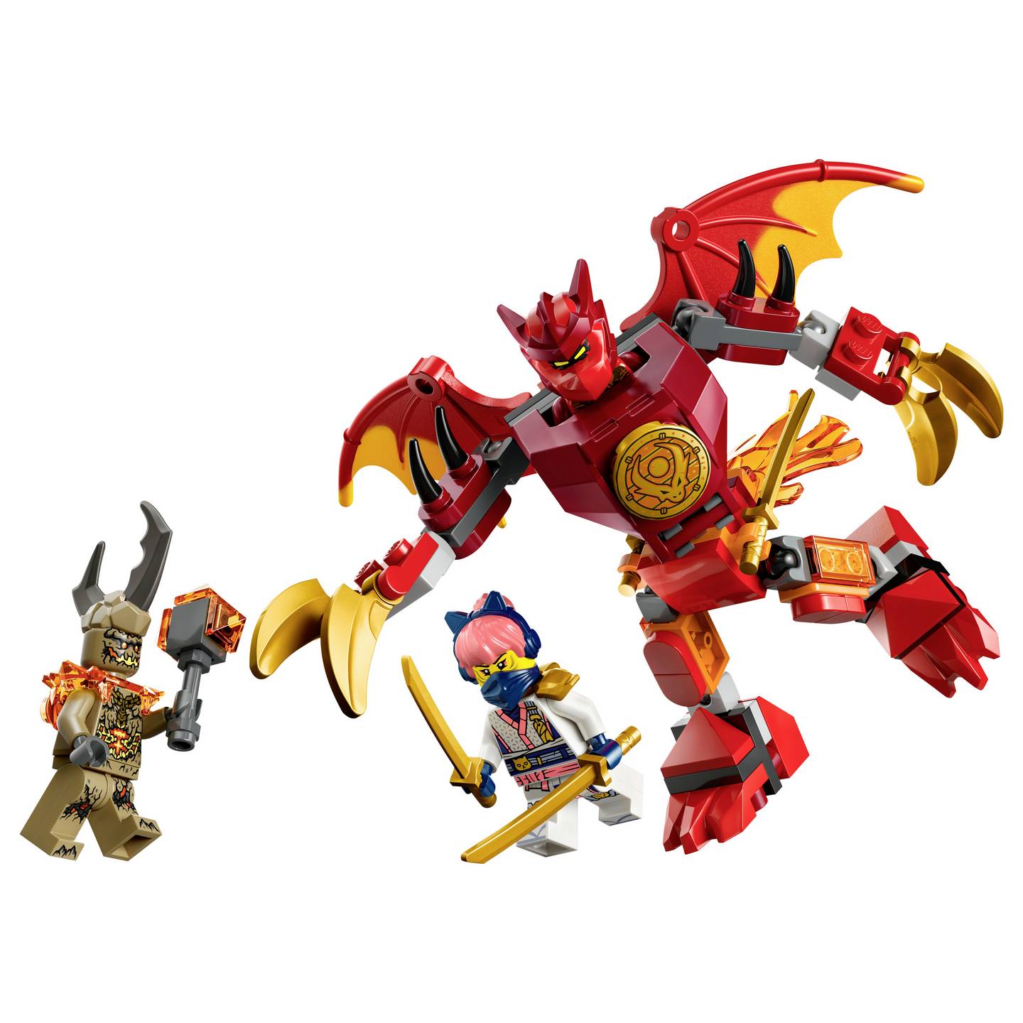 ليجو 71851 نينجاغو معركة كايس دراغون ميك مكعبات التركيب LEGO
