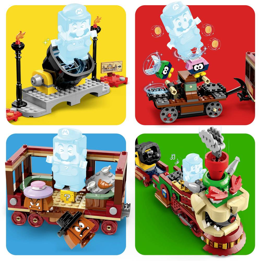 ليجو سوبر ماريو ألعاب قطار باوزر إكسبريس مكعبات التركيب LEGO